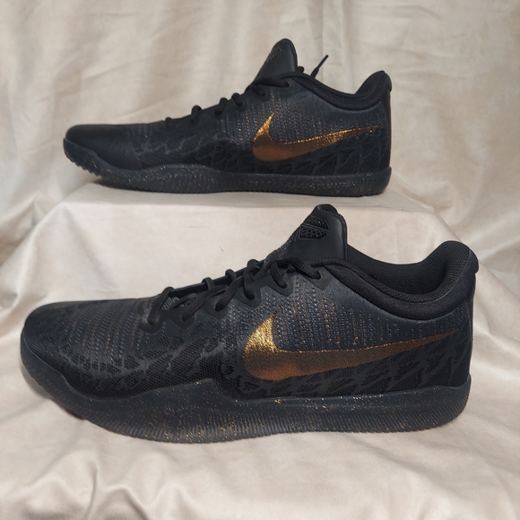 Nike Other - Nike Kobe Mamba Rage Basketball Shoes Men's Size 15 Black Gold Stars 908972-099